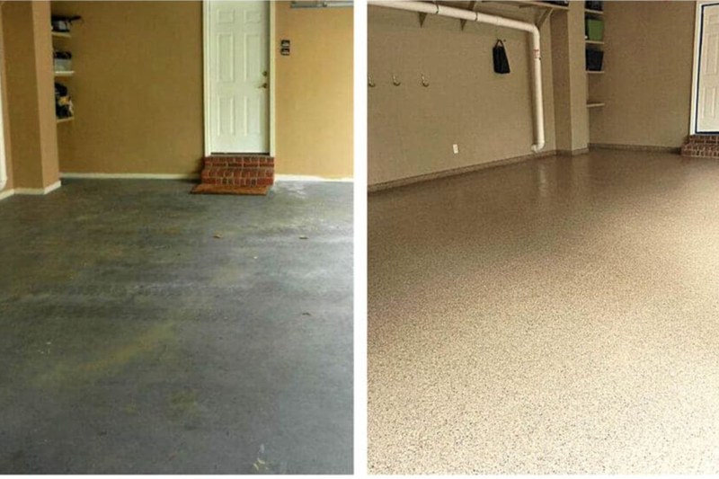 Garage floor epoxy coating in Miramar FL