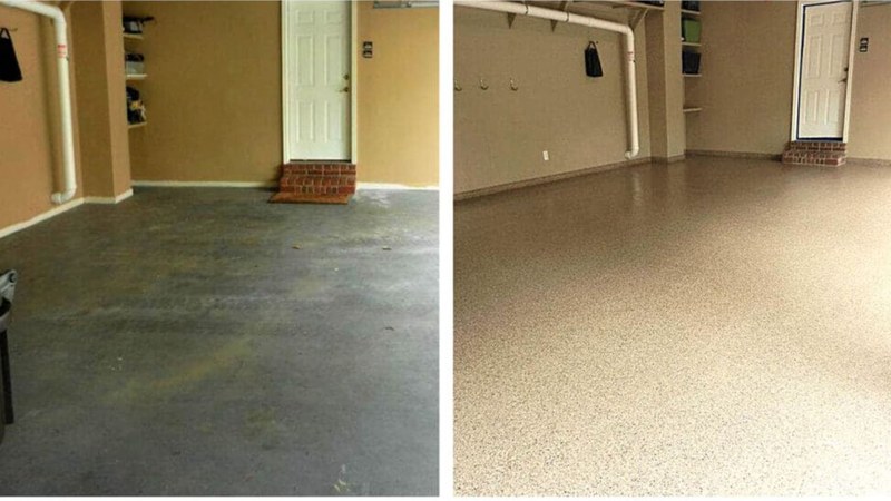Garage epoxy floor installation Miramar FL