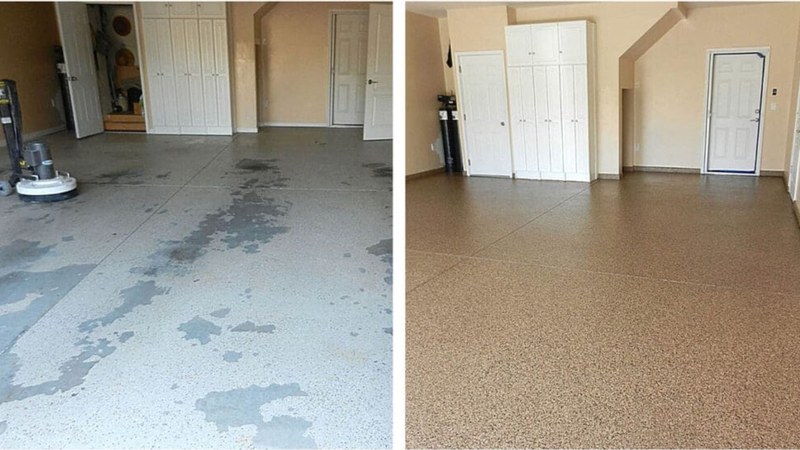 Polyaspartic floor coating Miramar